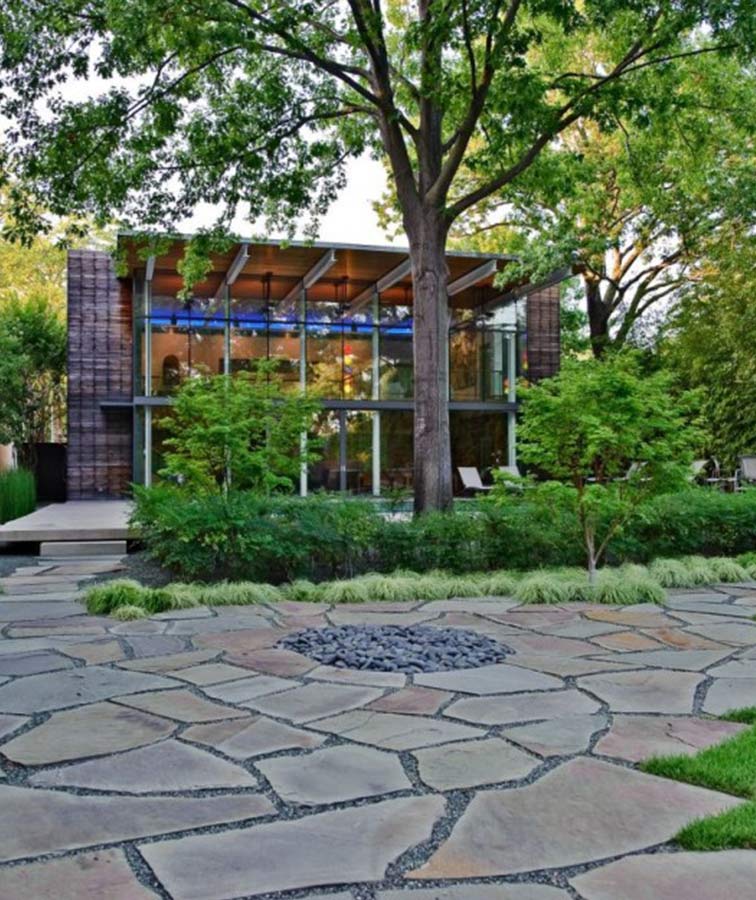 A house in Melbourne crazy paving