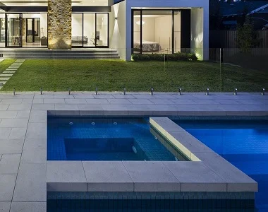 european bluestone pavers drop face pool coping tiles, blue tiles, dark tiles, black pavers