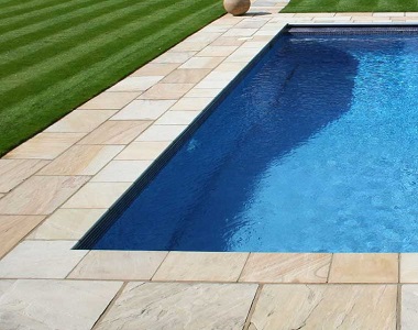sandstone buff tiles and pavers, beige tiles, cream tiles, outdoor pavers, outdooor tiles, stone pavers melbourne, sydney, brisbane, canberra, hobart, brisbane
