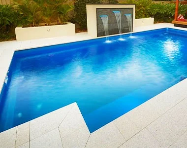 summer daze granite drop face pool coping tiles, yellow copin, light coping tiles, granite coping pavers