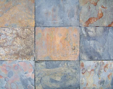 Indian Multi colour slate tiles