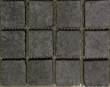 midnight exfoliated black tiles and pavers
