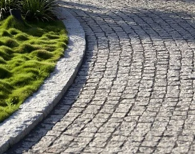 raven grey natural split cobblestone pavers and tiles