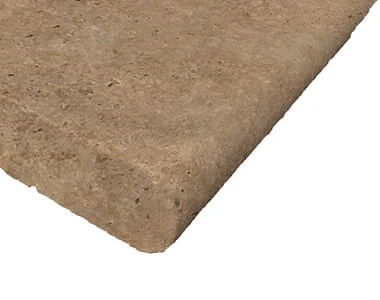 Noce Travertine Bullnose Pool Coping Tiles