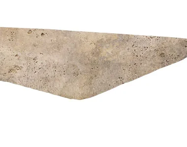 Antique Tumbled Travertine Coping Tiles, beige pool coping tiles, cream tiles by stone pavers australia