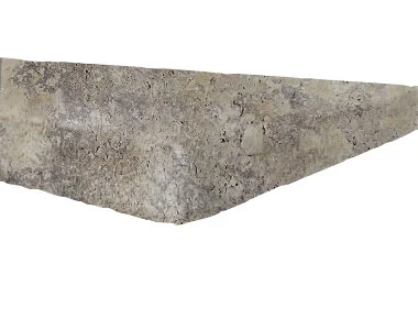 silver travertine pool coping tumbled tiles, silver tiles, silver coping, silver pavers by stone pavers australia