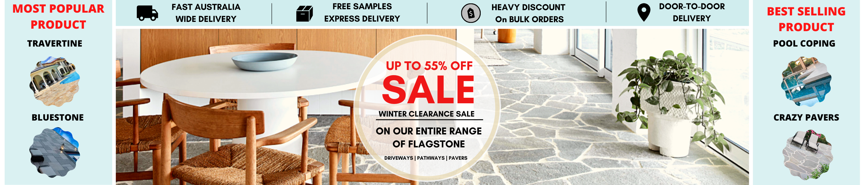 flagstone pavers banner by stone pavers australia