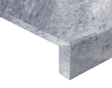 grey drop face pool coping