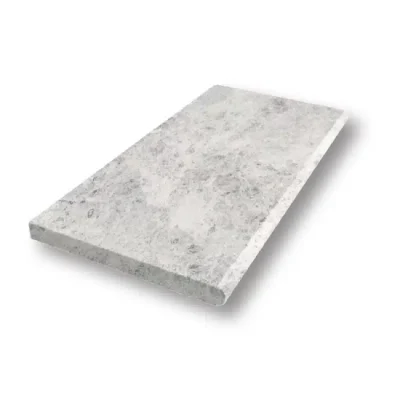 tundra grey limestone bullnose pool coping