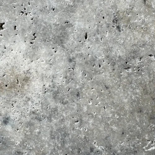 Premium Silver Travertine Tiles surface