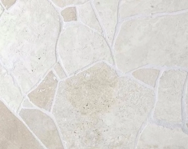 linen travertine crazy paving